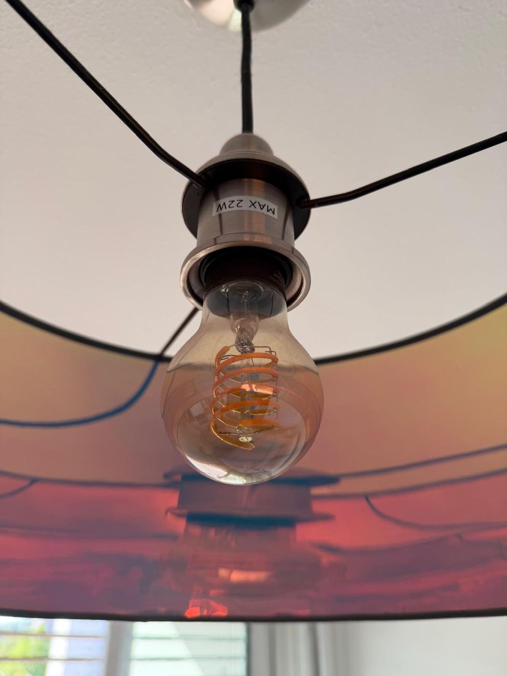 Lampadari & plafoniere: Moderne Deckenleuchte grau mit Farbreflex Innen – stylisch – Usato da Zürich venduto da oezkan57 3