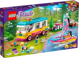 LEGO FRIENDS 41681 CAMPER VAN NEL BOSCO CON BARCA A VELA‪