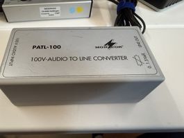Monacor PATL-100 Konverter 100-V-ELA-Audio auf Line XLR