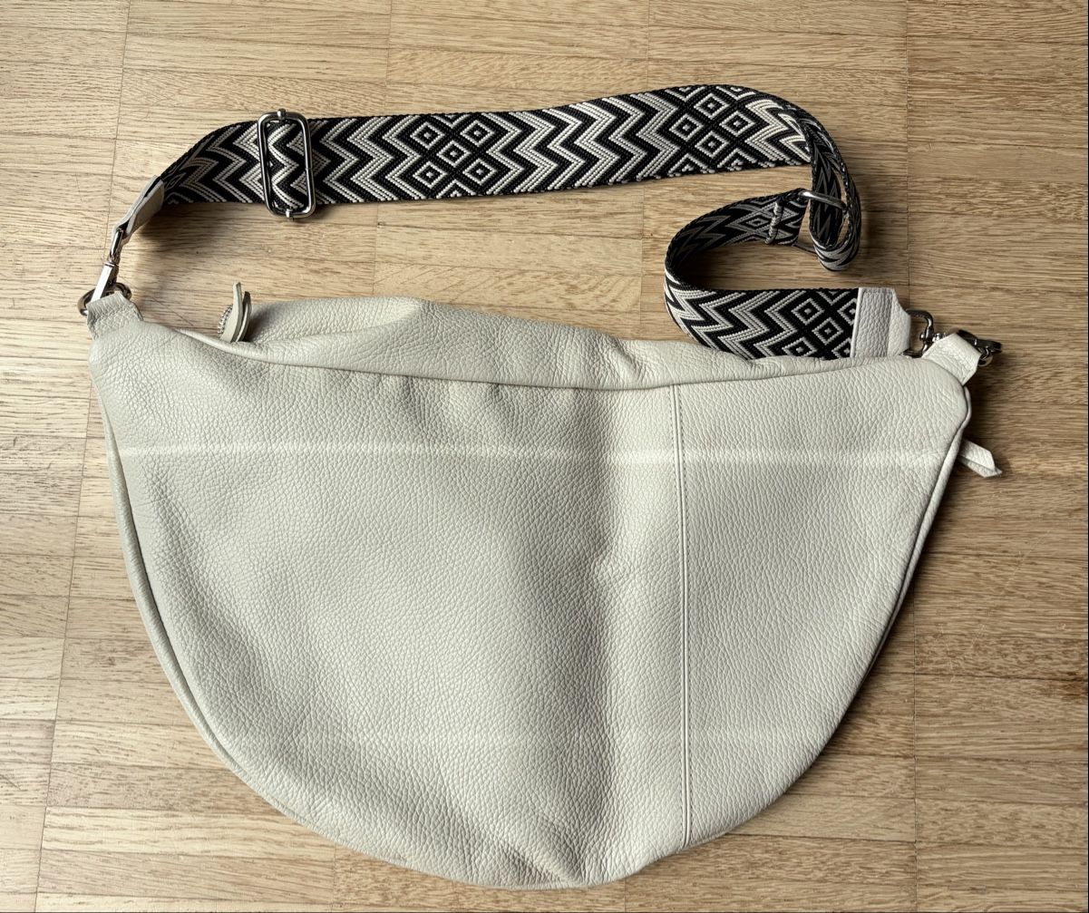 Borse da donna: Ledertasche Damen, cremeweiss – Usato da Nürensdorf venduto da salut 3