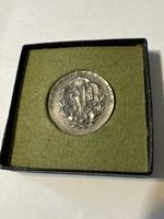 Médaille ancienne Jean Calvin 1509-1564, dans son coffret d'