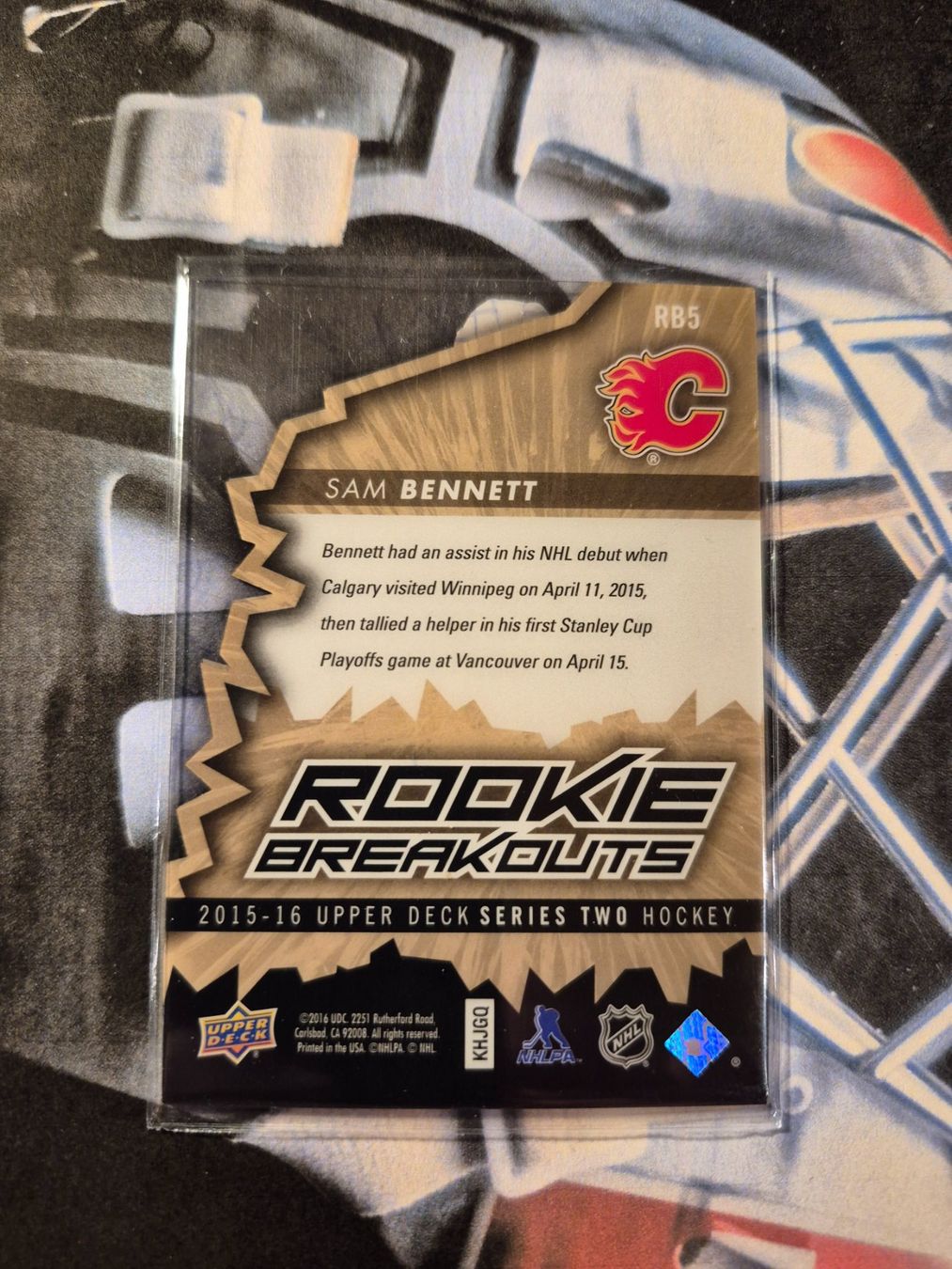 NHL Carte collezionabili: NHL Sam Bennett Calgary Flames Rookie Breakouts 06/25 – Usato da Treiten venduto da Sauber73 1