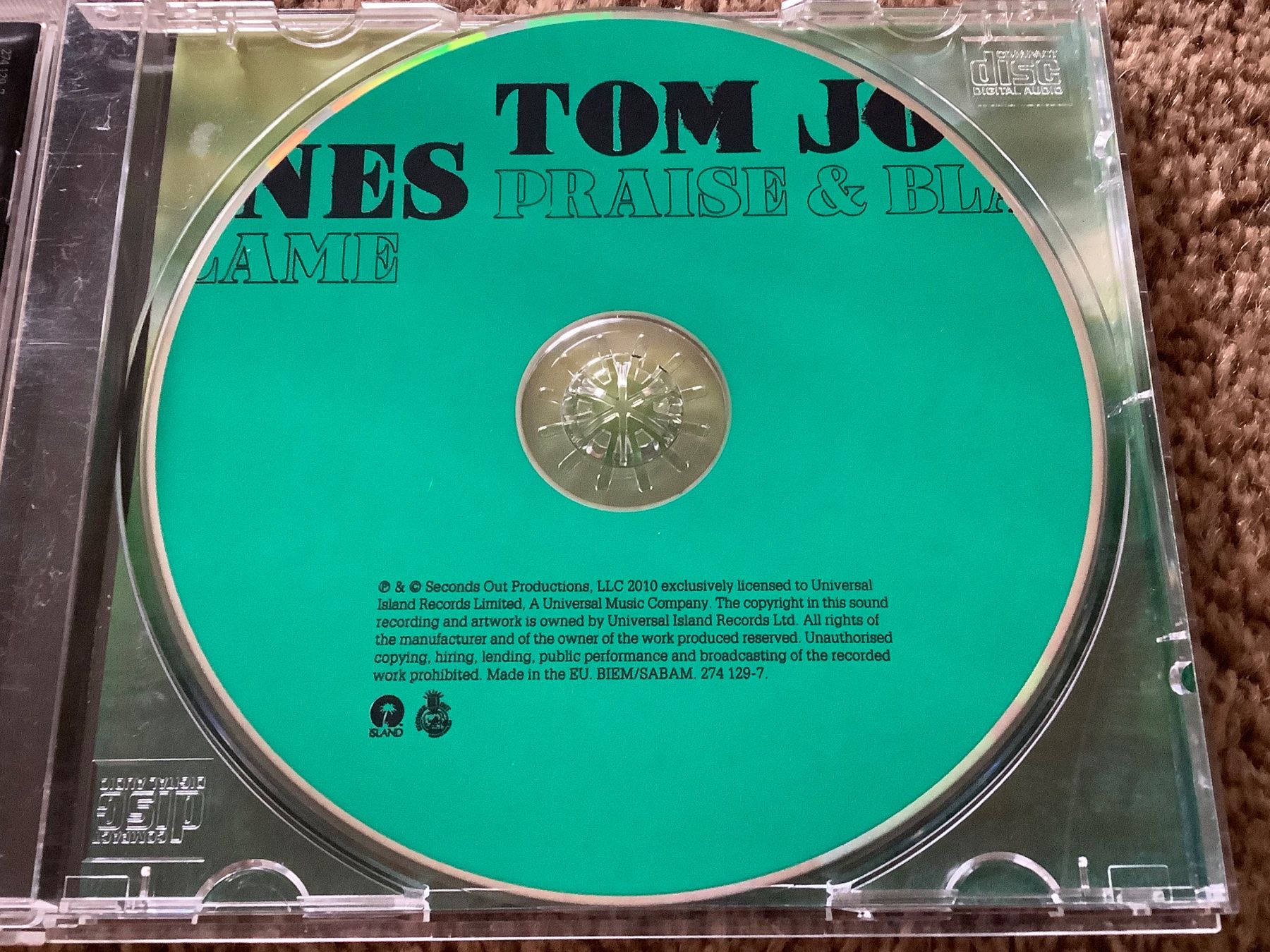CDs: Tom Jones * Praise & Blame – Gebraucht aus herzogenbuchsee von HIFIANER 2