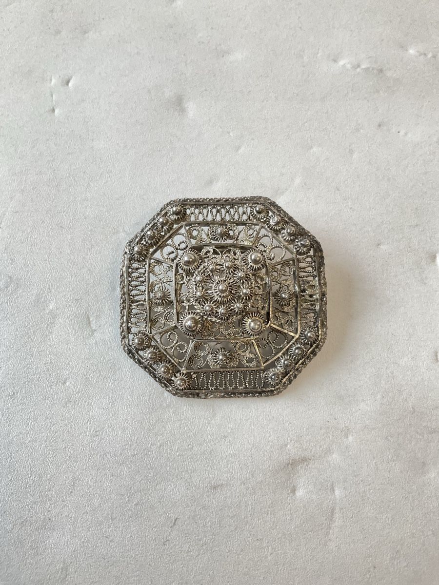Spille & Fermagli: Ancienne broche, filigrane en argent  – Usato da Malleray venduto da Robot12
