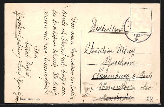 Ansichtskarten: Gsteig, Teilansicht mit Kirche und Sanet – Gebraucht aus Berlin von bartko-reher 1