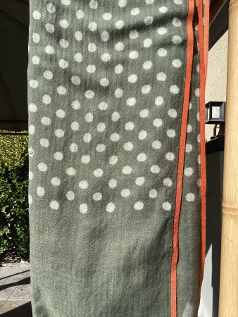 Écharpe en laine et soie