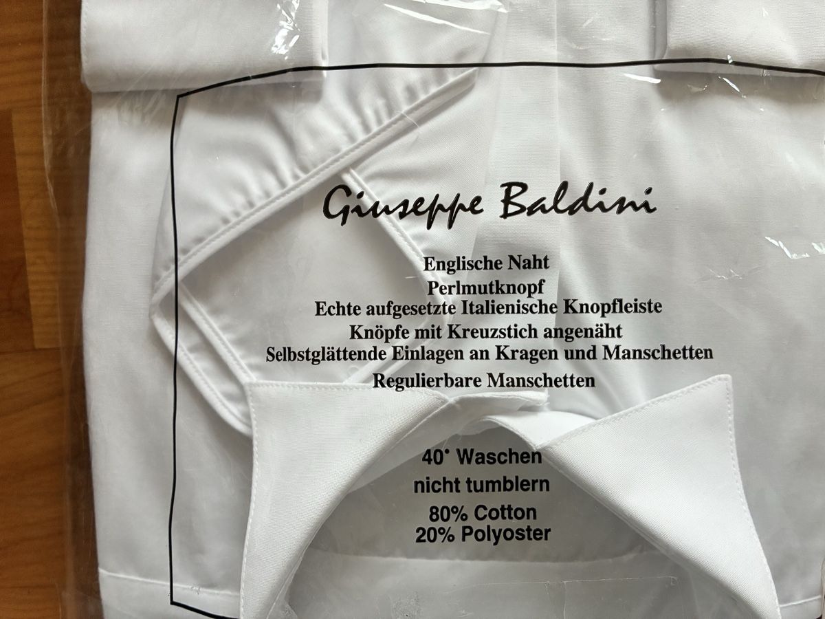 Camicie: Herrenhemd Gr. 41 – Nuovo e nell'imballaggio originale da Wetzikon ZH venduto da chris7pat 1