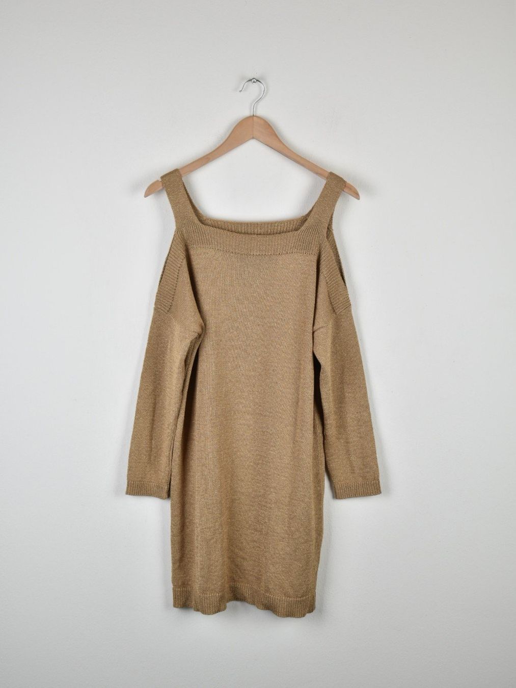 Massimo Dutti Vestiti: Massimo Dutti Strickkleid, gold, Gr.M – Usato da Nürensdorf venduto da 2ND_STORY