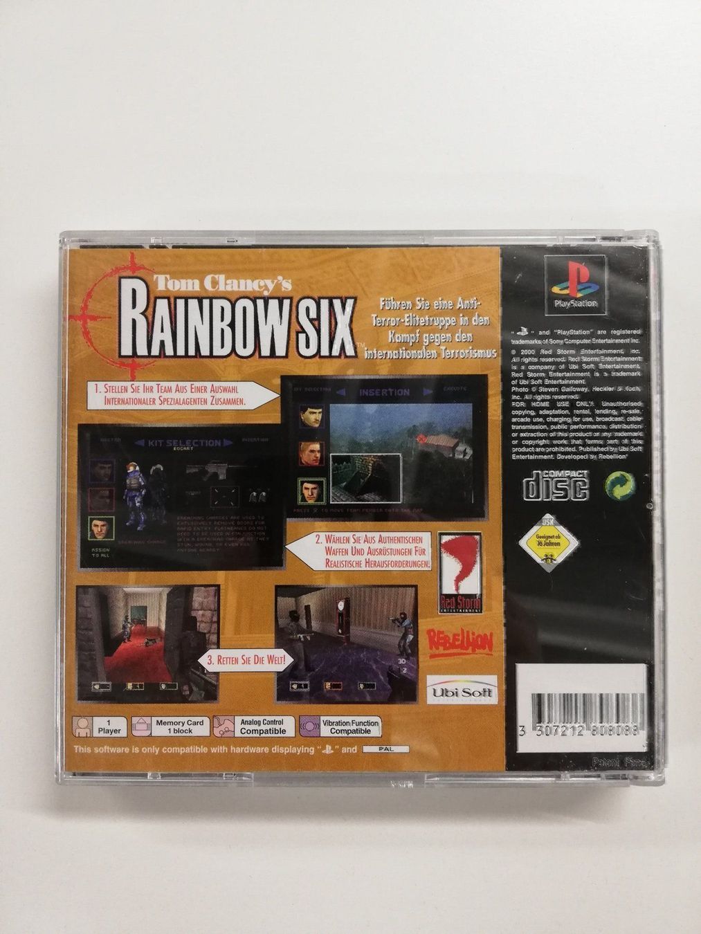 Sony Giochi: Tom Clancy's Rainbow Six / Sony PS1 PSX – Usato da St. Gallen venduto da zorro_dc 1