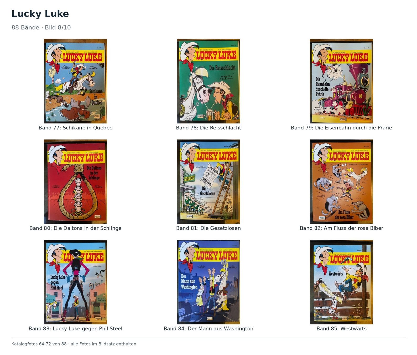 Comics: Lucky Luke - 88 Bände – Gebraucht aus Laufenburg von smoritz01 7