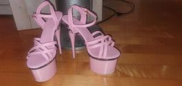Plateau heek, High Heels Pink, sexy Schuhe, 👠, lila shoes