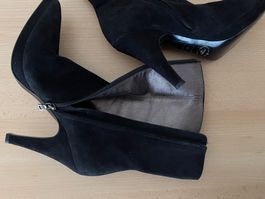 PRADA 40,5 Exklusiv /NP1200CHF Wildleder Stiefe 8,5cm(11-2,5