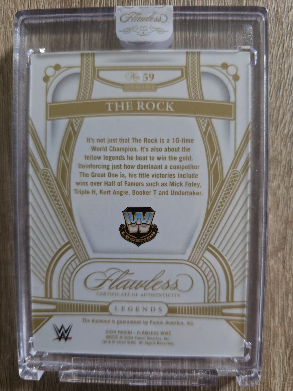 Panini Sammelbilder & Trading cards: WWE Flawless The Rock Ruby /15 – Neu (gemäss Beschreibung) aus St. Gallen von SaintCity 1