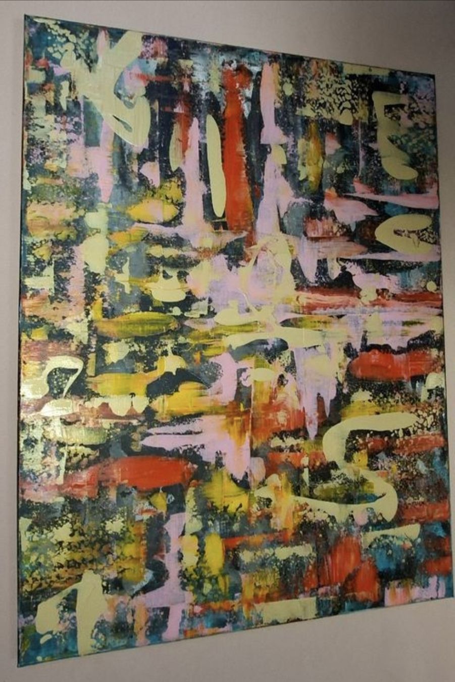 Dipinti: Abstraktes Bild Acryl  60x80 handmade  – Nuovo (secondo la descrizione) da Riehen venduto da Steinbock1970 2