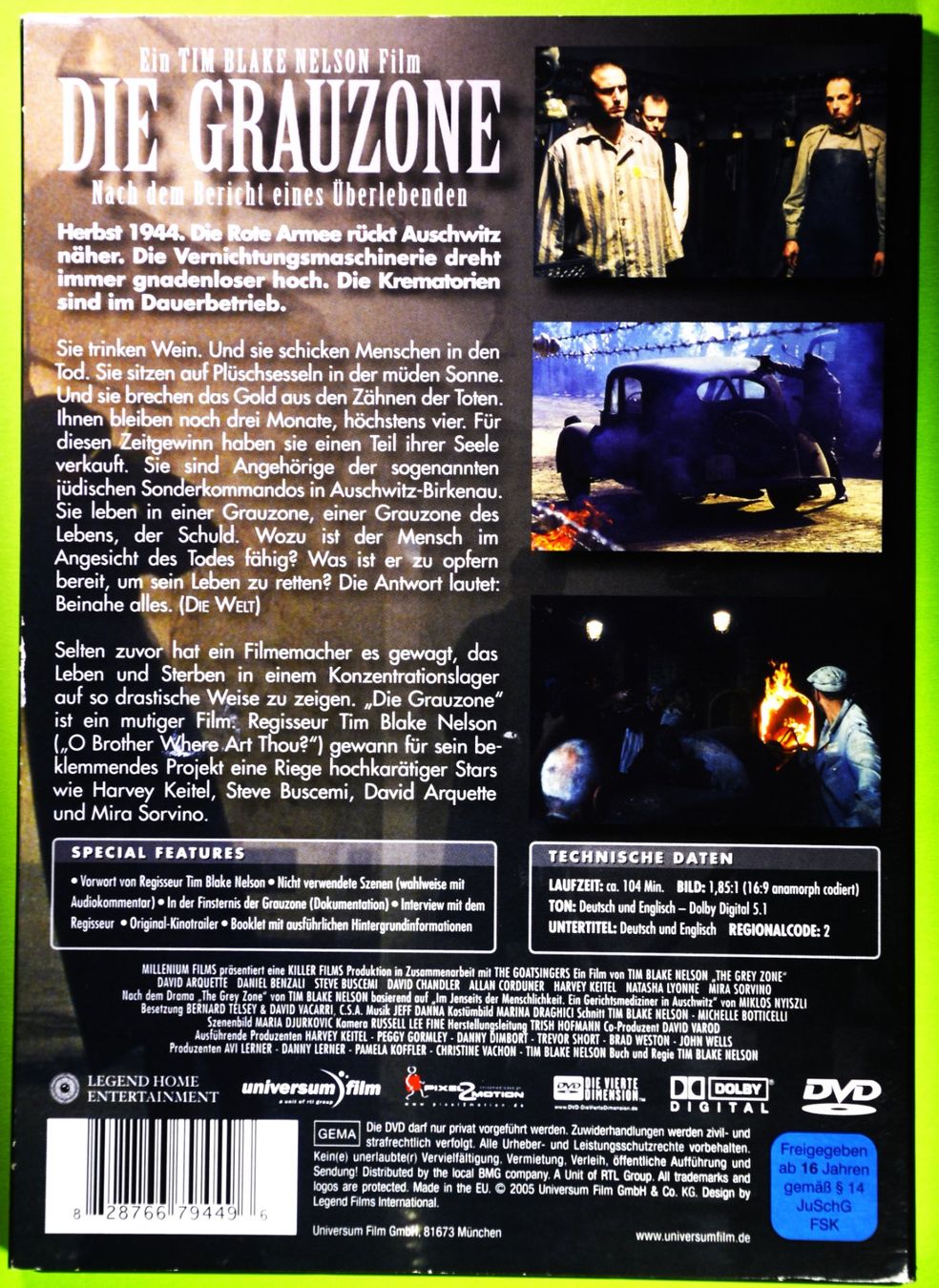 Tutti i DVDs: DIE GRAUZONE - NACH DEM BERICHT EINES ÜBERLEBENDEN ! – Nuovo (secondo la descrizione) da Luzern venduto da piro12 2