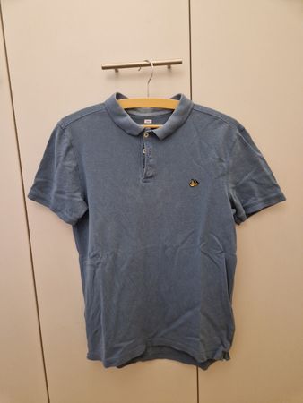 Herren Polo Shirt WE blau Slim Fit Grösse S