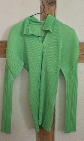 ISSEY MIYAKE Plisseeshirt Hellgrün, PLEATS PLEASE /  M