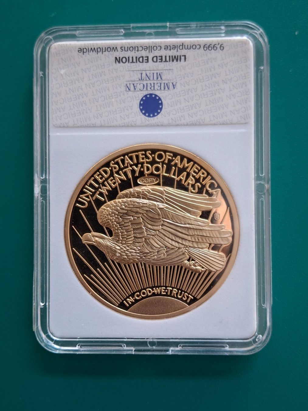 Alle Münzen: 1933 Gold Double Eagle Replica – Gebraucht aus Bern von maximus365 3