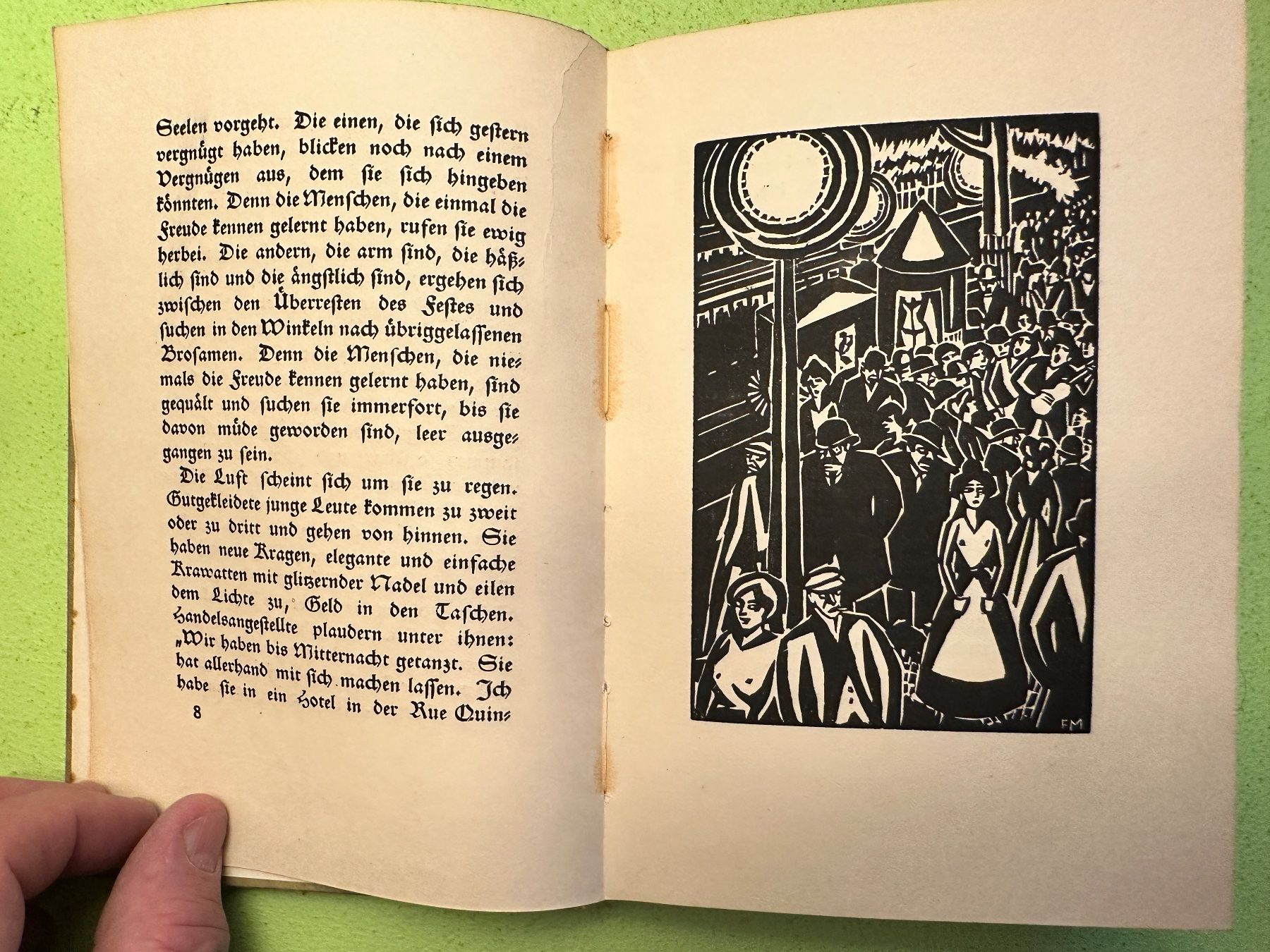 Libri: Charles-Louis Philippe: Bubu vom Montparnasse. 1920 – Usato da Zürich venduto da allp 3