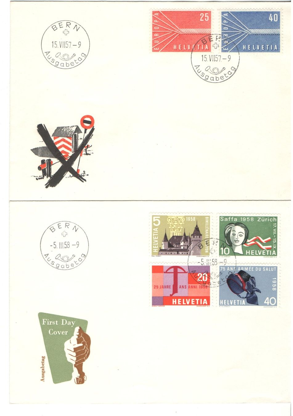 Tous les timbres: FDC – D'occasion à Echichens par Topfila 1