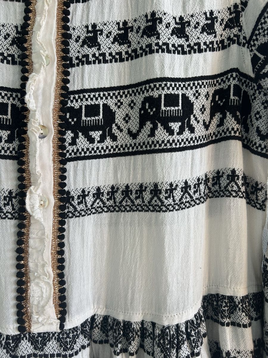 Devotion Vestiti: Devotion Sommerkleid schwarz weiss – Usato da Aeugst am Albis venduto da schatzkistee 1