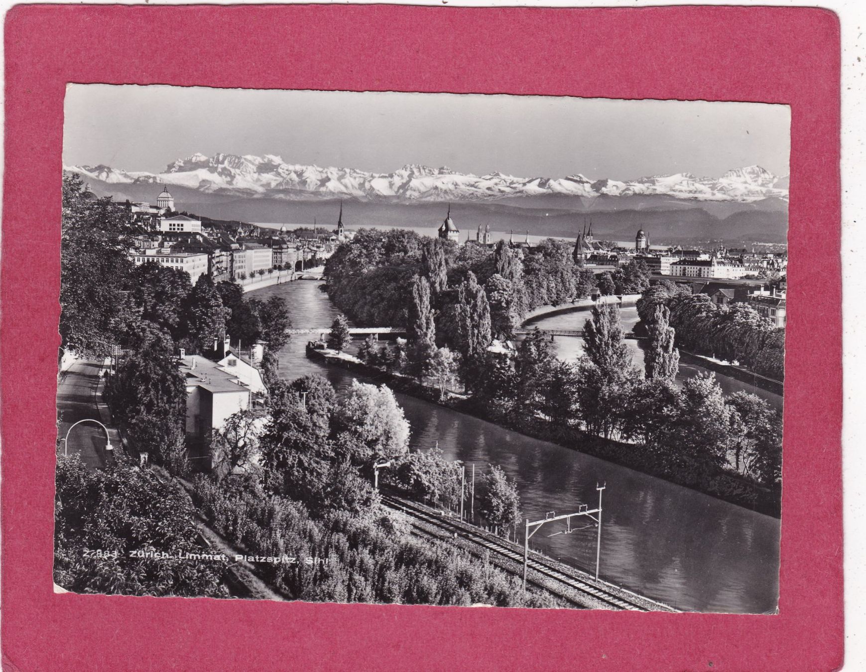 Cartes postales: Zürich Limmat Platzspitz Sihl – D'occasion à Herisau par Lisegrat2008