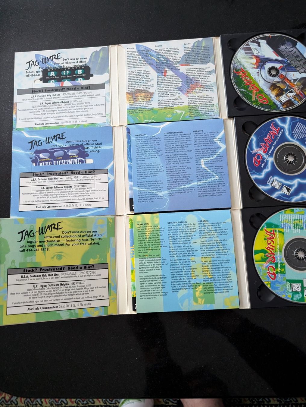 Atari Console: Atari Jaguar CD (US) + 3 Spiele - Battlemorph,Blue Lightning – Usato da Spiegel b. Bern venduto da Natix 4