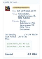 AnnenMayKantereit Konzert Ticket