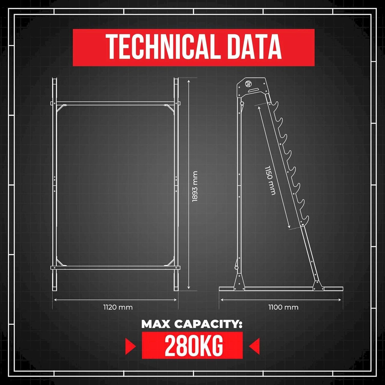 Panche per pesi: K-Sport KSSL018 Langhantelablage – Nuovo e nell'imballaggio originale da Bottighofen venduto da zaap 5