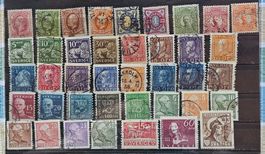 SUEDE timbres anciens