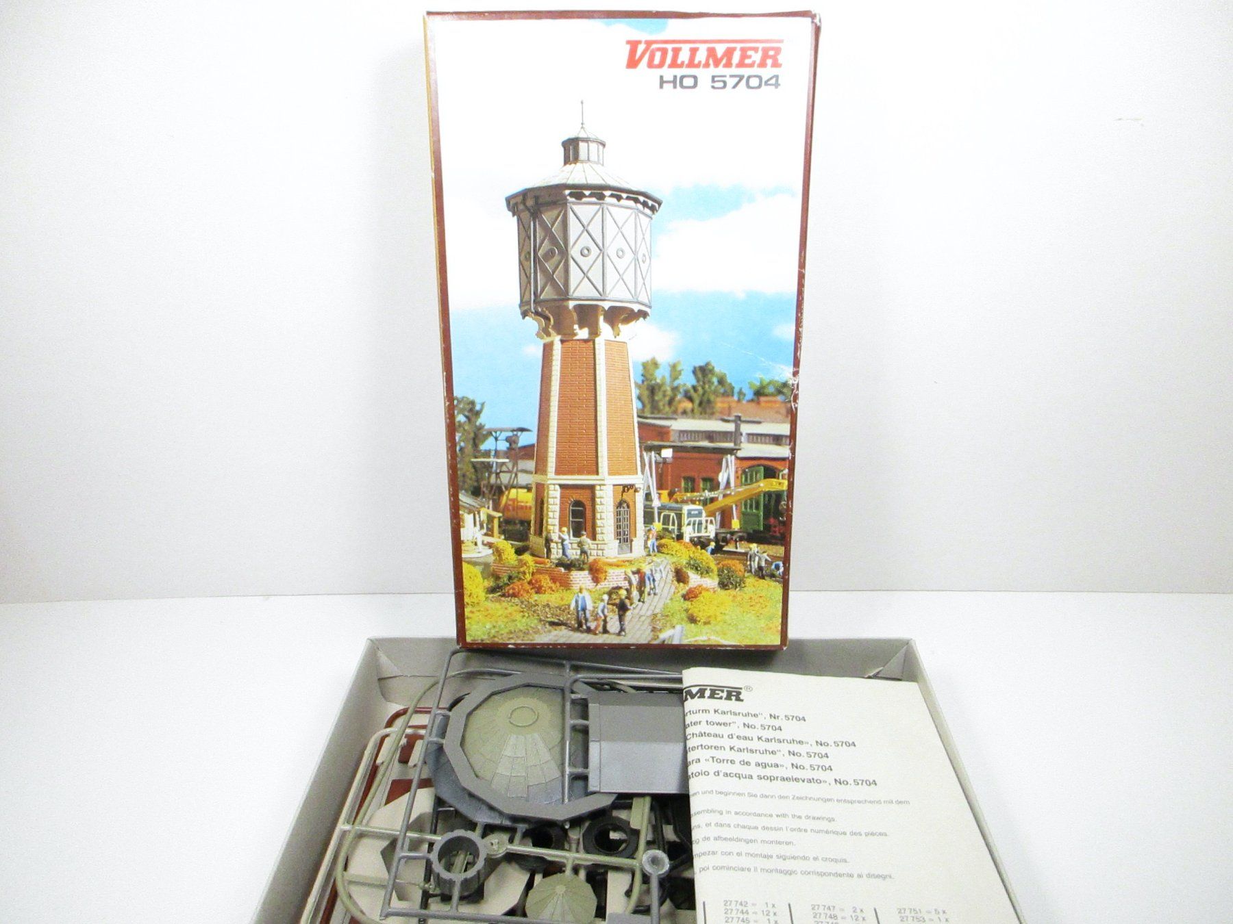Vollmer Modellini di ferrovie: Vollmer H0 5704 Wasserturm Karlsruhe – Nuovo e nell'imballaggio originale da Olten venduto da Heinrich875 1