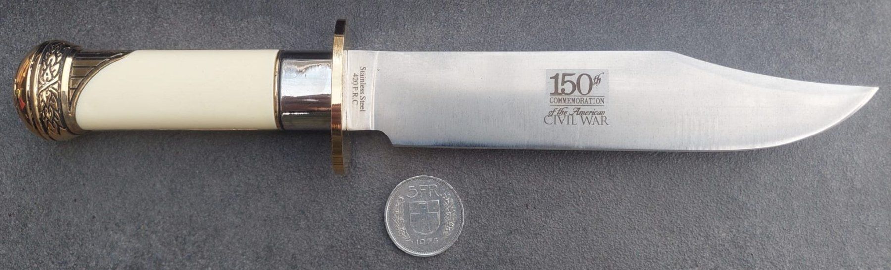 Accessori: General Robert E. Lee Bowie Knive American Mint – Nuovo e nell'imballaggio originale da Rudolfstetten venduto da RWStrader
