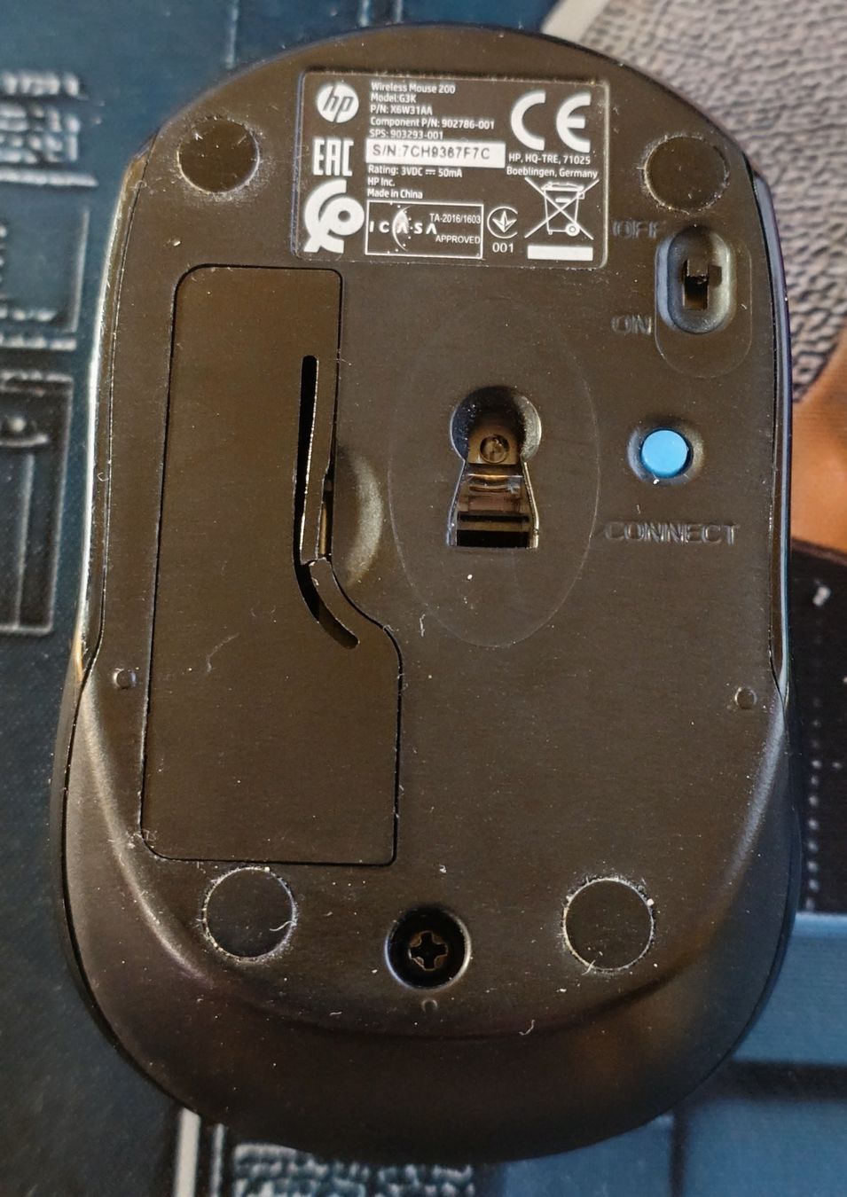 Hewlett Packard Mouse: HP Wireless Maus 200 - Klein & Fein – Usato da Ennetmoos venduto da Faders 4