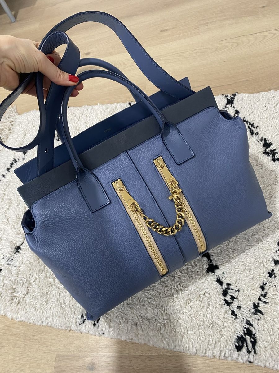 Chloé Borse da donna: Original Chloé Cate Double Zip Satchel Bag – Usato da Buchs ZH venduto da crazyhandbaggirl123 3