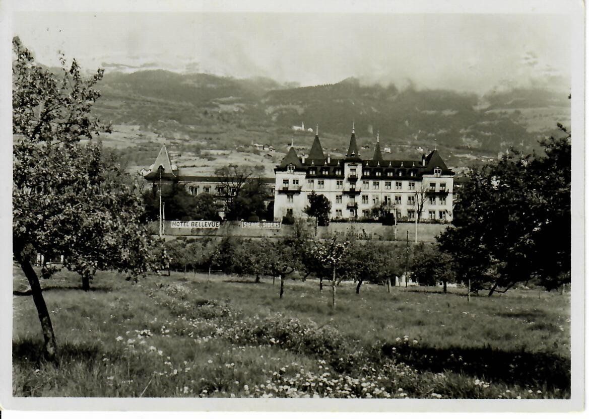 Cartoline postali: Hôtel Château Bellevue - Sierre – Usato da Hochdorf venduto da Ziegel-16