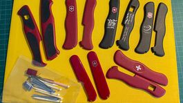 Taschenmesser Griffschalen/ viel Zubehör