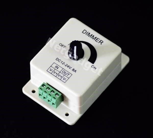 Componenti elettronici: LED Dimmer - Helligkeit Regler - 12V 8A – Nuovo e nell'imballaggio originale da Yverdon-les-Bains venduto da Netgadget 1