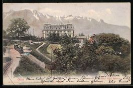 AK Glion, Hotel Righi Vaudois, 1905