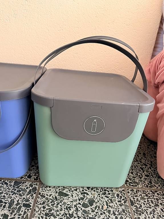 Cestini per rifiuti: Rotho Albula Abfall / Recycling Behälter – Usato da Arlesheim venduto da schoop. 3