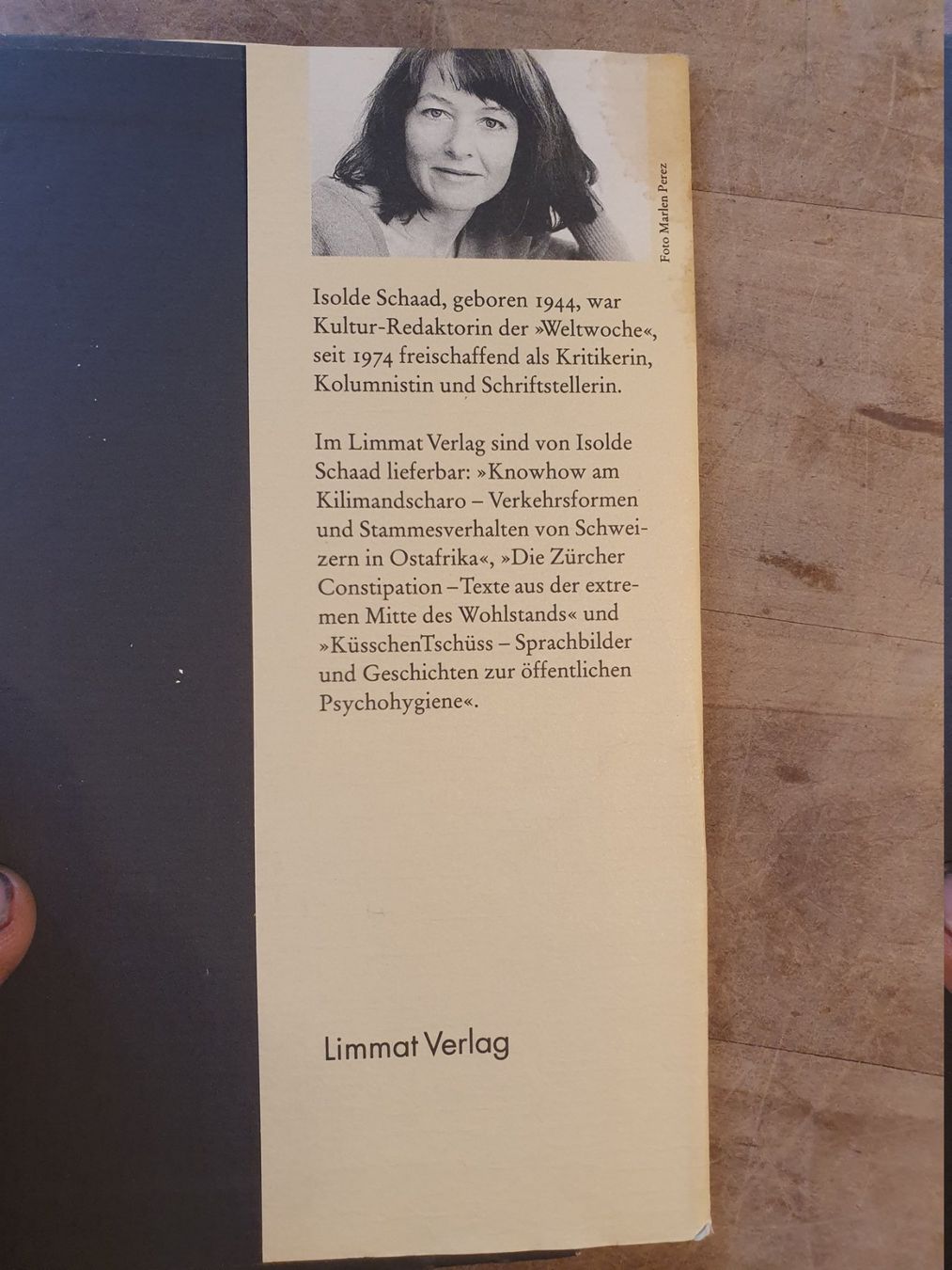 Libri: Body & Sofa Isolde Schaad Limmat – Usato da Zürich venduto da loosebone 3