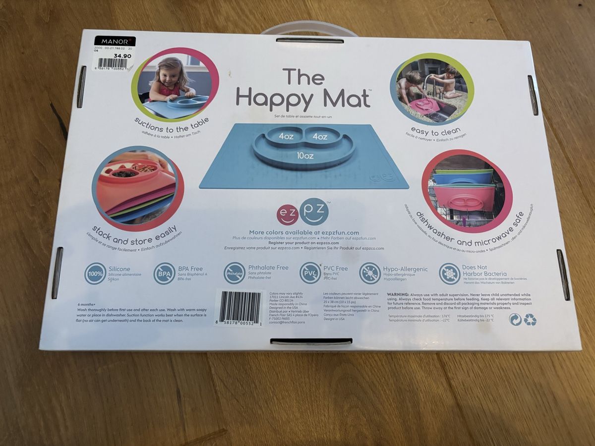 Ezpz Piatti: Happy Mat by ezpz - NEW! – Usato da Windisch venduto da bymarikaa 1