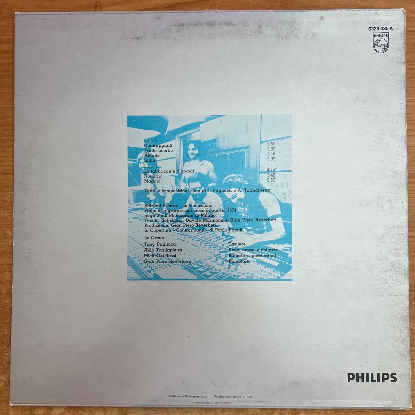 Dischi in vinile: Le Orme - Contrappunti / 1. Italy-Press. 1974 – Usato da Gais venduto da soundcave57 1