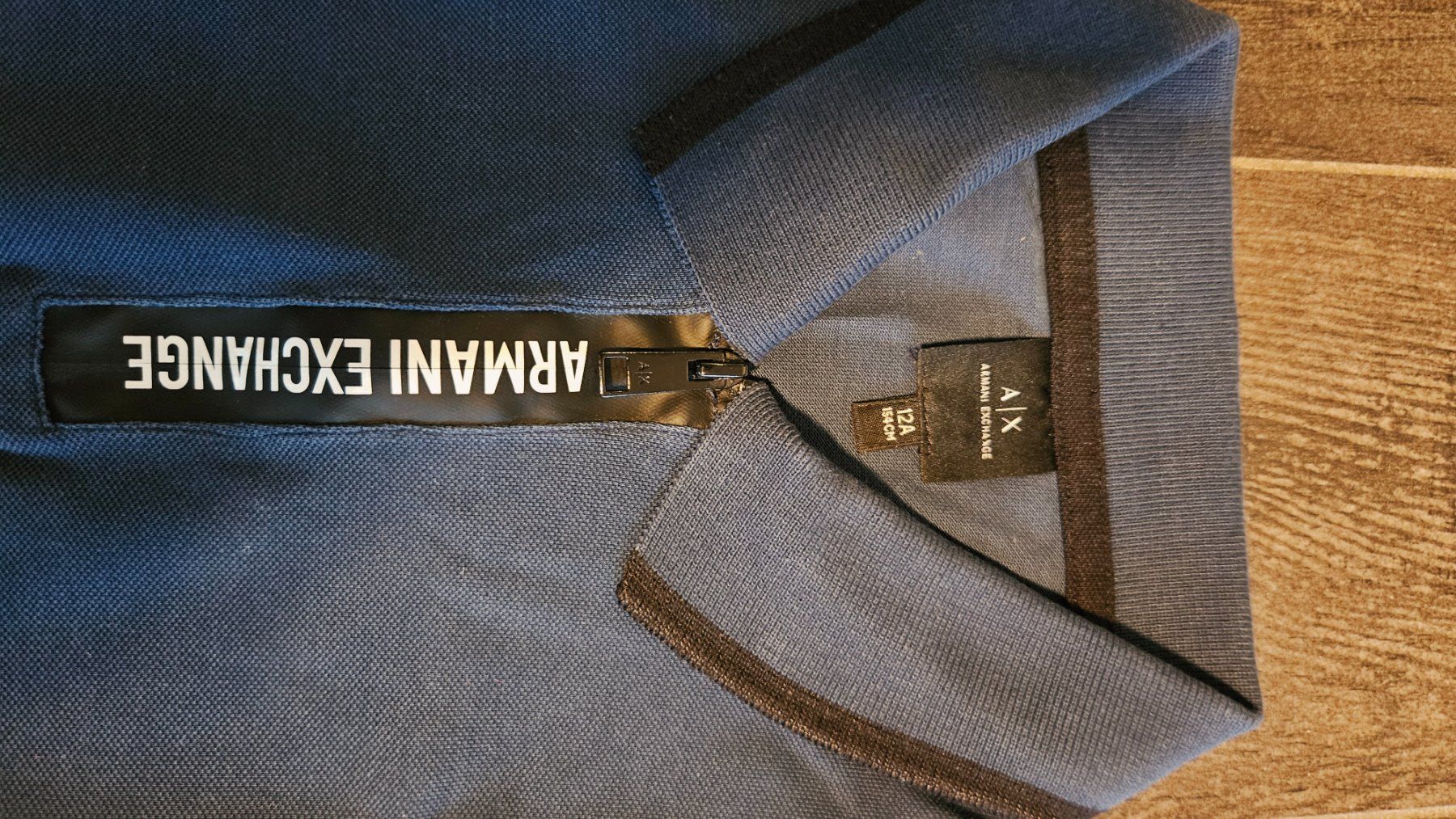 Armani Camicie, T-shirt & Polo: Polo Armani Exchange bleu - Taille 12 ans – Nuovo (secondo la descrizione) da Neyruz FR venduto da Philou6 1