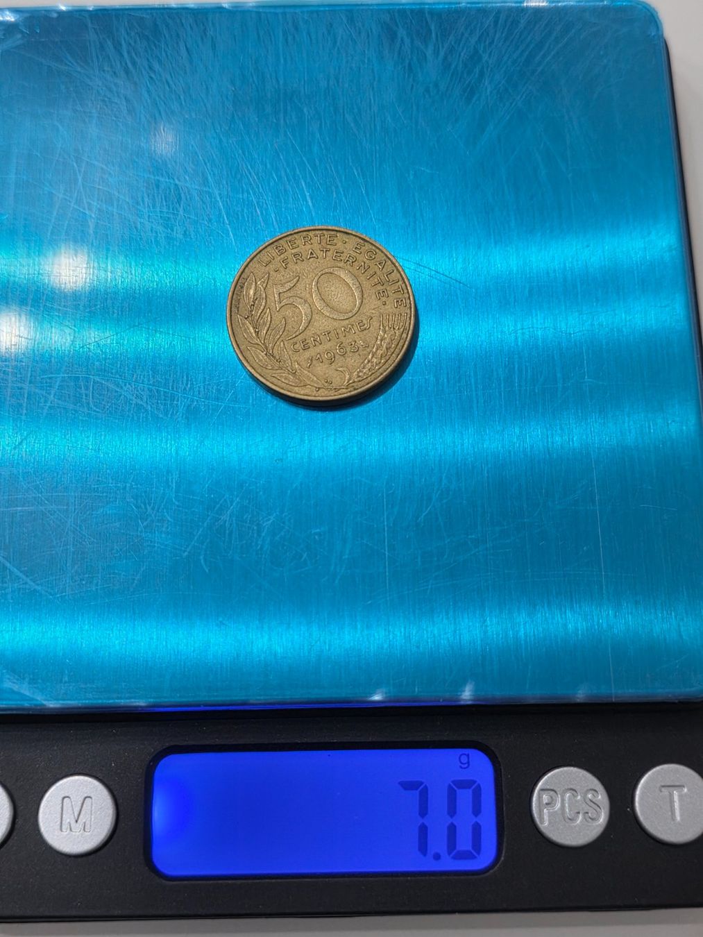 Tutti le monete: 50 Centimes Republice Frankreich 7 gr. – Usato da Scherzingen venduto da Benjanil