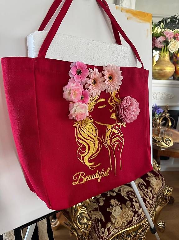 Taschen für Damen: vintage bag - red – Neu (gemäss Beschreibung) aus Luzern von Brokiland