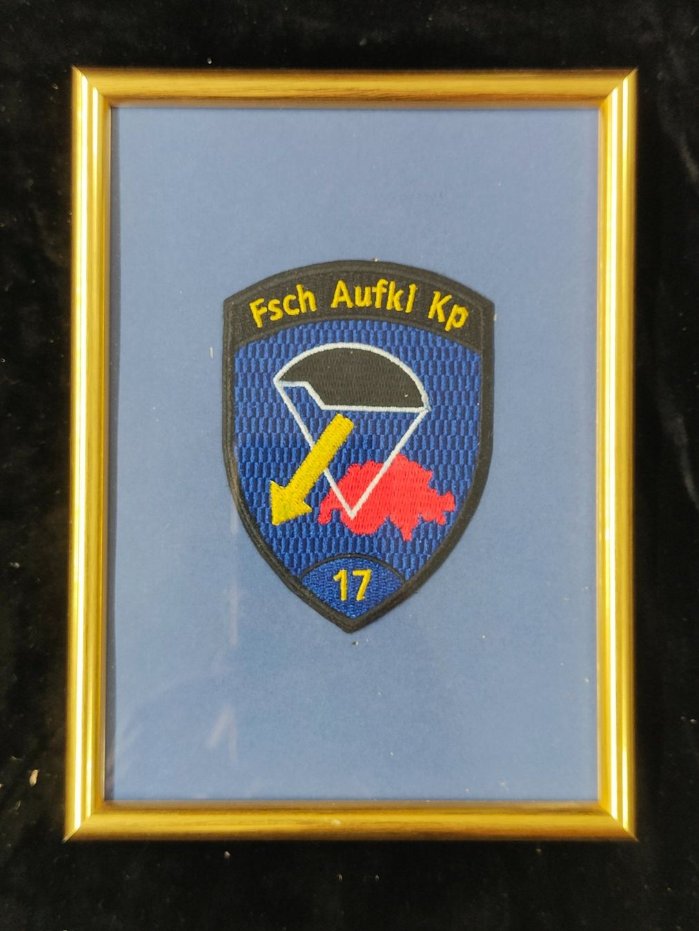 Schweizer Armee Placchette & Badge: Verbandsabzeichen Fsch Aufkl Kp 17 – Usato da Bauma venduto da SwissMilitaria