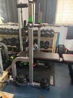 Rack palestra multifunzione regolabile + accessori
