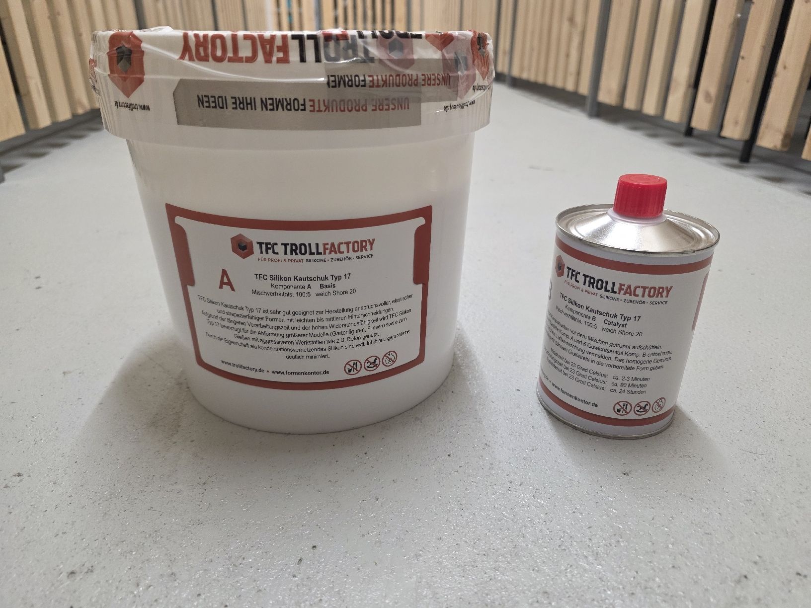 Materiale per modellare: TFC Silikon Kautschuk Typ 17 TFC Troll Factory – Nuovo e nell'imballaggio originale da Glis venduto da LetztePreis