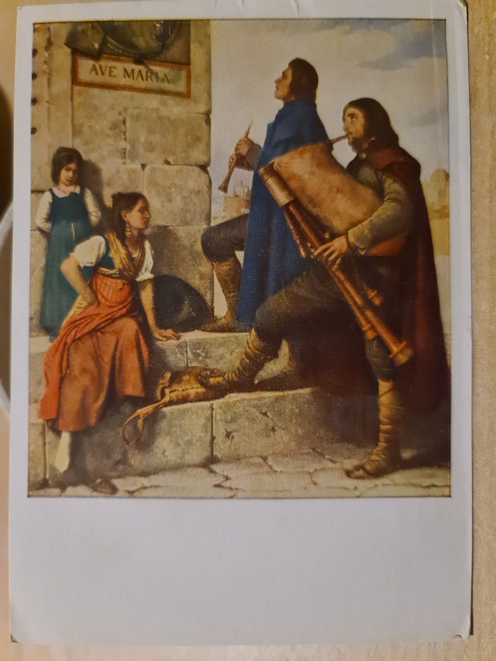 Cartoline postali: Ansichtskarte: "Spieler mit Dudelsack" – Nuovo (secondo la descrizione) da Dintikon venduto da Vexi