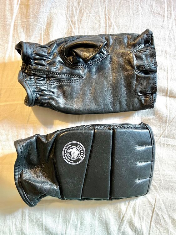 Bissfeste Hundetrainings-Handschuhe Aus Rindsleder - Dicke Schutzhandschuhe Für Tierpflege Und Training